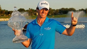 Rory Mcllroy after his win at The Honda Classic in 2012 at PGA National