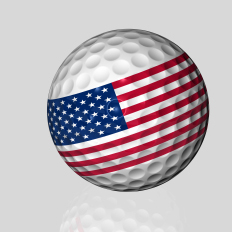 american golf ball